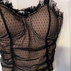 Gothic style crop tank